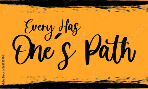 Every Has One’s Path Calligraphy Font For Sale Banners
flyers and Templates