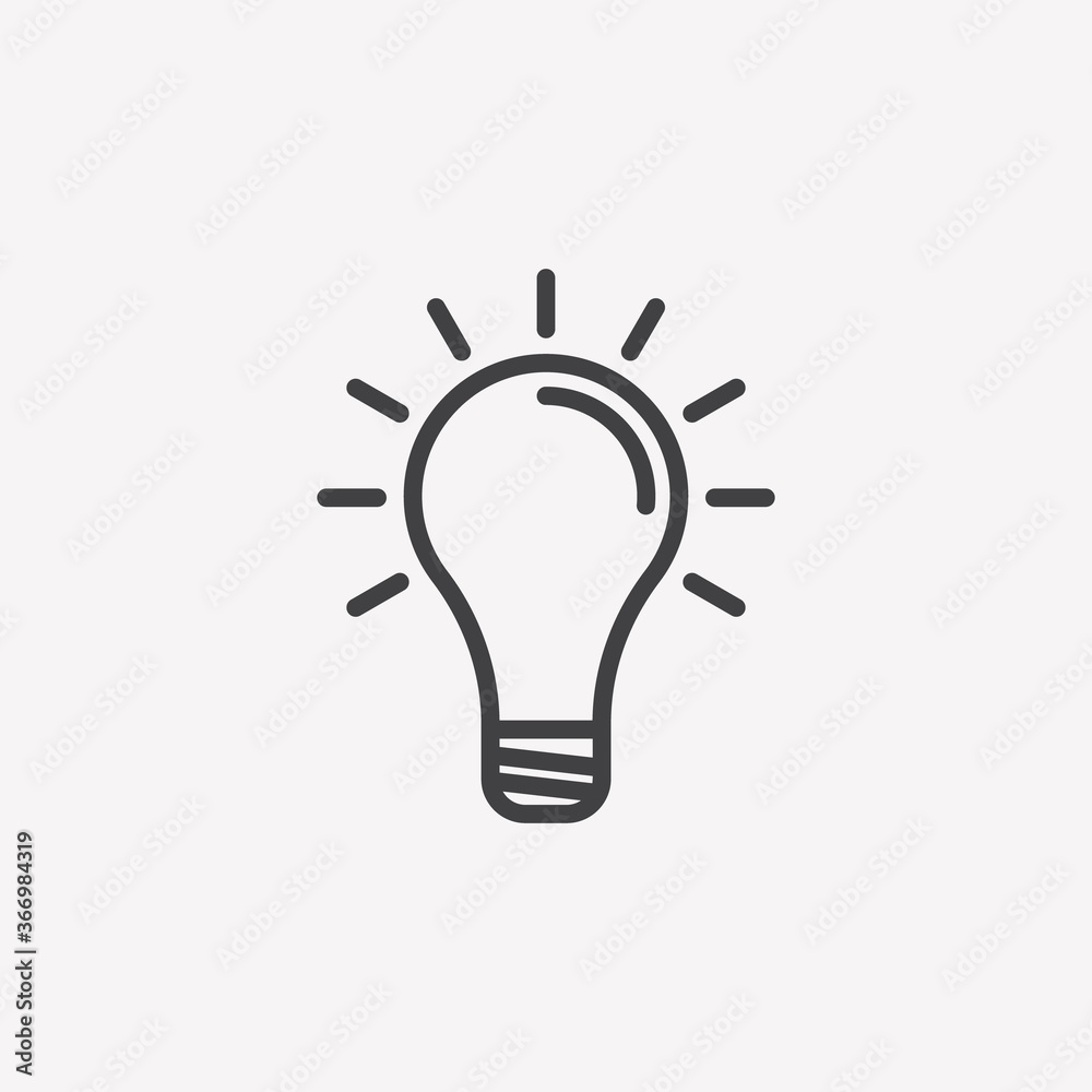 Light Bulb icon vector illustration EPS 10 Light Bulb icon vector illustration EPS 10