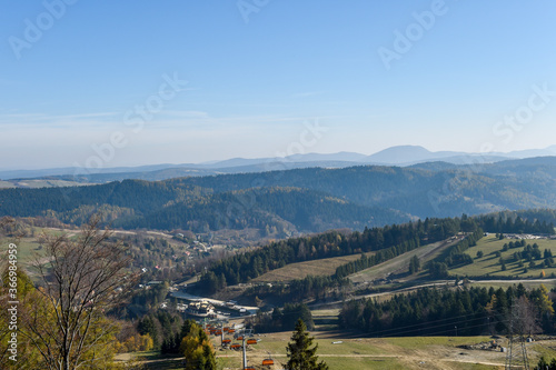 Fototapeta Naklejka Na Ścianę i Meble -  panoramic view of the mountains