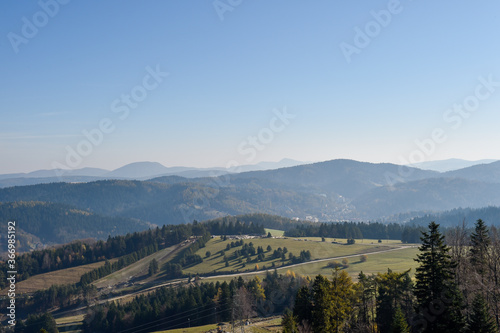 Fototapeta Naklejka Na Ścianę i Meble -  panoramic view of the mountains