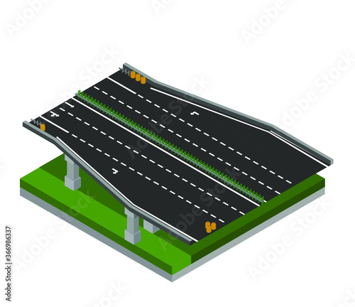 Isometric Highway Infrastructure