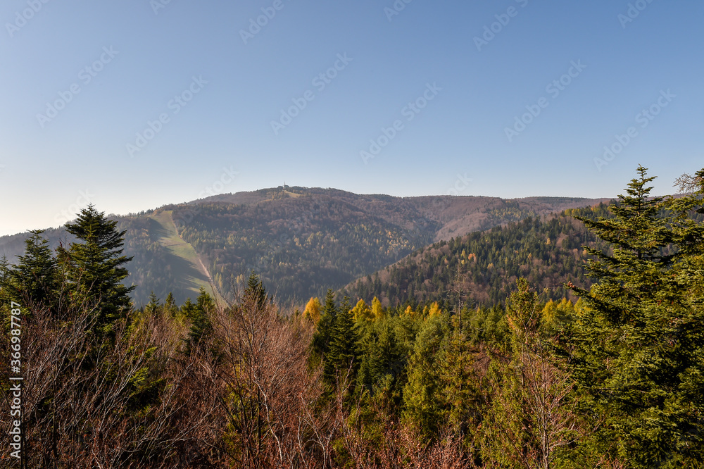 panoramic view of the mountains