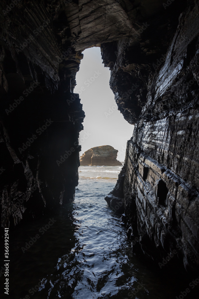 Cave on the Beach of the Cathedrals Cave on the Beach of the Cathedrals