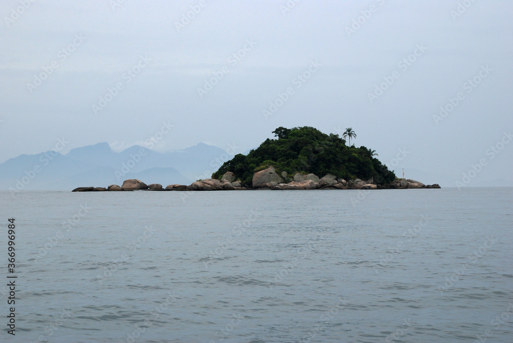 Island in Angra dos Reis bay