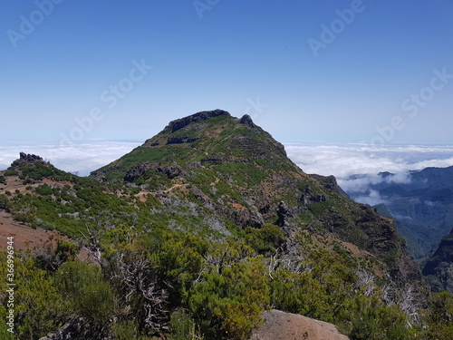 view of the mountains