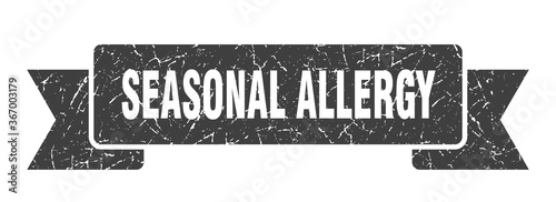 seasonal allergy grunge vintage retro band. seasonal allergy ribbon