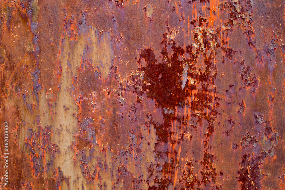 rusty metal old sheet for background. rusty texture