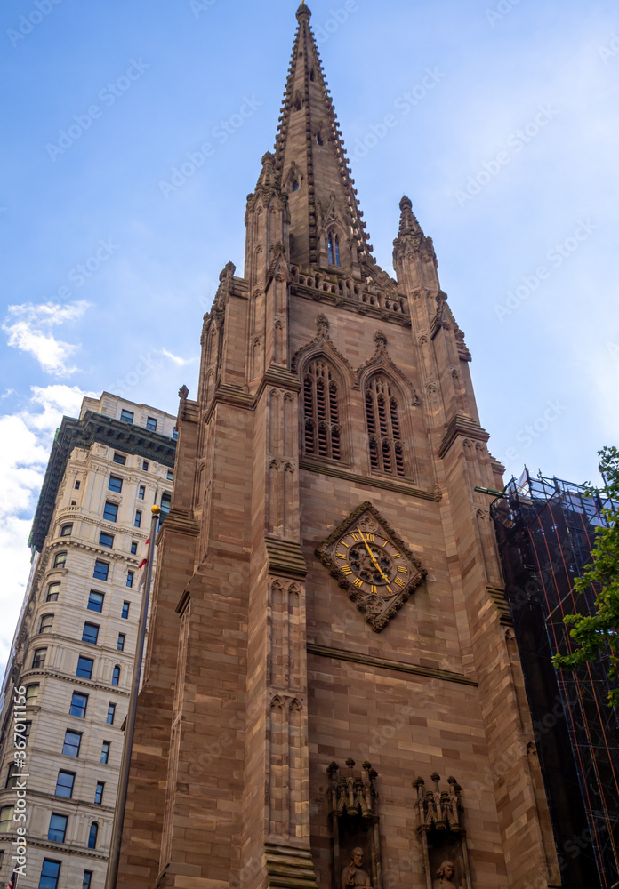 downtown Manhattan New York Trinity Church downtown Manhattan New York Trinity Church