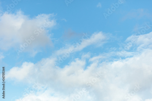 View of the blue sky with clouds