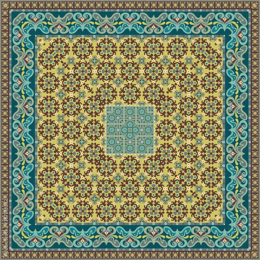 Vector decorative ethnic ornamental illustration Vector decorative ethnic ornamental illustration