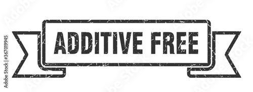 additive free grunge vintage retro band. additive free ribbon