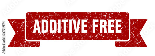 additive free grunge vintage retro band. additive free ribbon