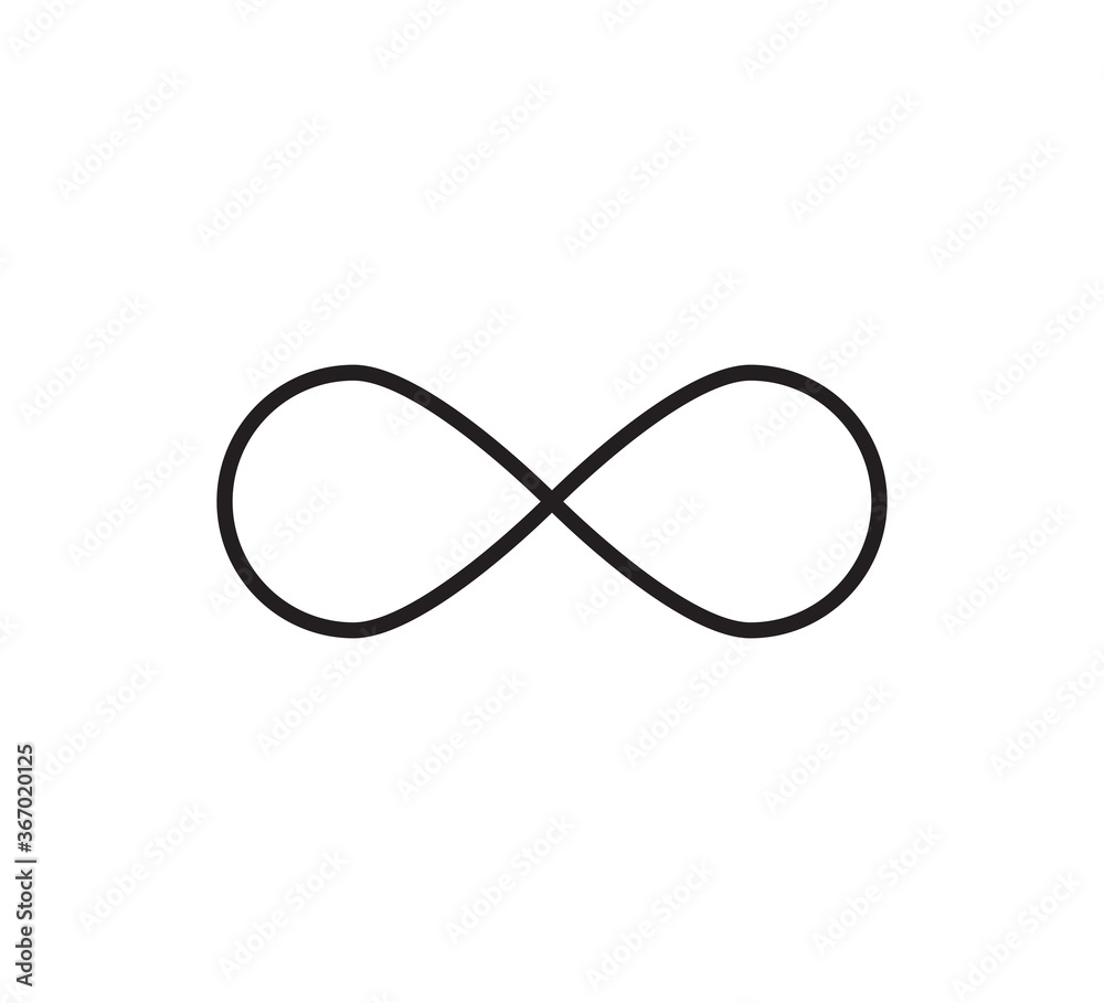 Infinity icon vector logo design template Infinity icon vector logo design template