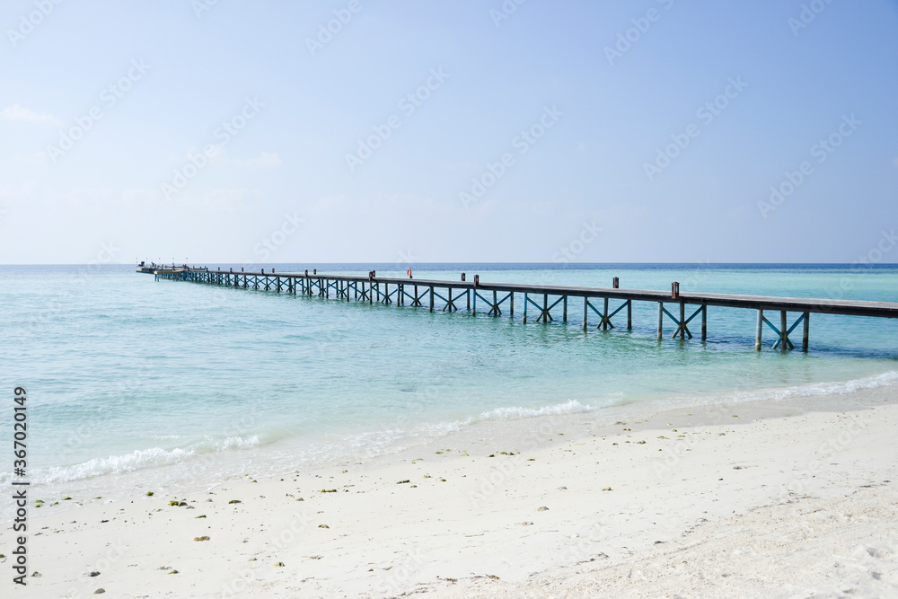 Summer beach background. Sand and sea and sky. Mole Maldive Island Amazing Beach. Summer beach background. Sand and sea and sky. Mole Maldive Island Amazing Beach.