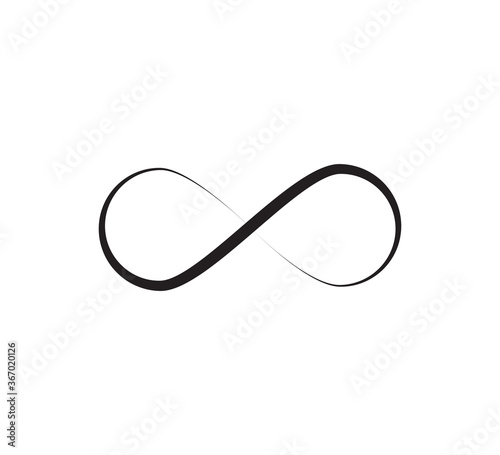 Infinity icon vector logo design template