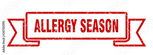 allergy season grunge vintage retro band. allergy season ribbon