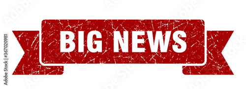 big news grunge vintage retro band. big news ribbon