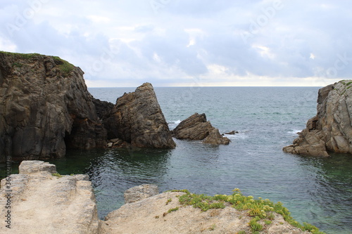 Côte rocheuse de Quiberon, morbihan, France