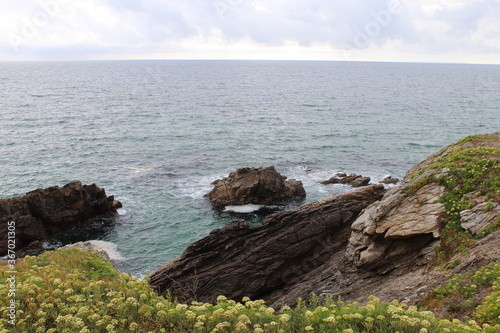 Côte rocheuse de Quiberon, morbihan, France