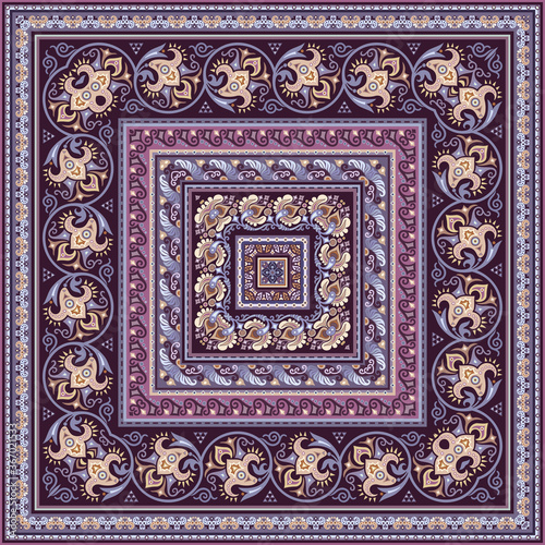 Vector decorative ethnic ornamental illustration