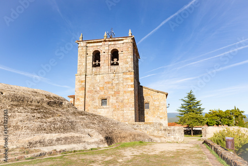Parish Church of St Peter the Apostle in Hacinas town, province of Burgos, Castile and Leon, Spain