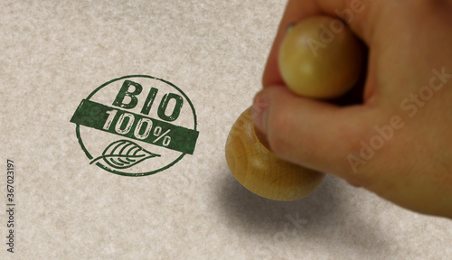 100 percent bio stamp and stamping photo