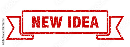 new idea grunge vintage retro band. new idea ribbon