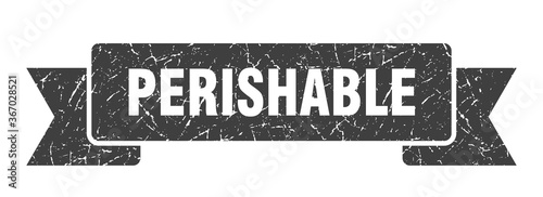 perishable grunge vintage retro band. perishable ribbon