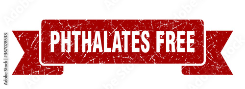 phthalates free grunge vintage retro band. phthalates free ribbon