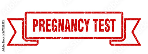 pregnancy test grunge vintage retro band. pregnancy test ribbon