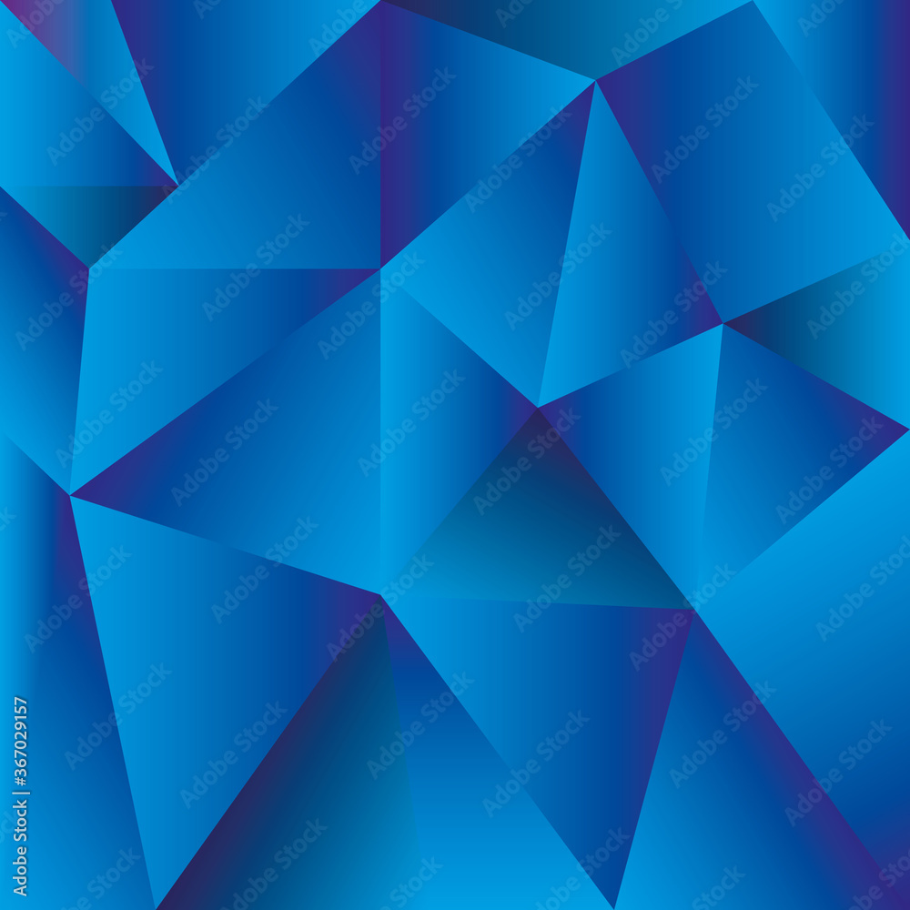 Fondo azul compuesto de triangulos azules Fondo azul compuesto de triangulos azules