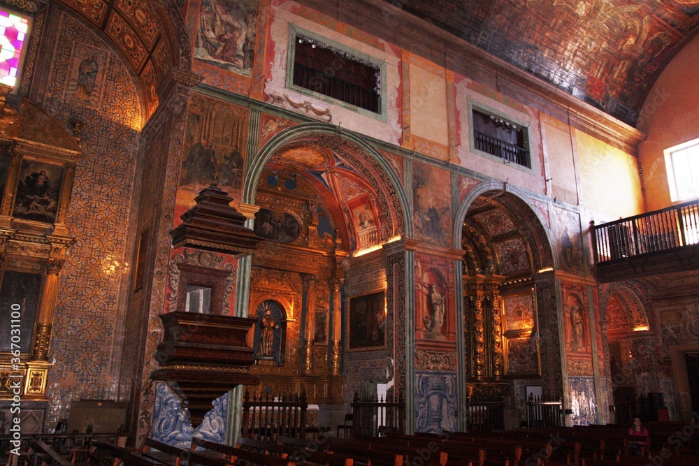 Madère, intérieur de la cathédrale de Funchal