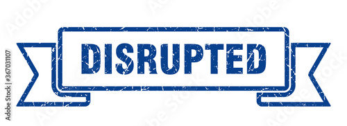 disrupted grunge vintage retro band. disrupted ribbon