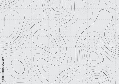 Abstract map background with topography design