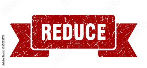 reduce grunge vintage retro band. reduce ribbon