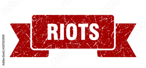 riots grunge vintage retro band. riots ribbon