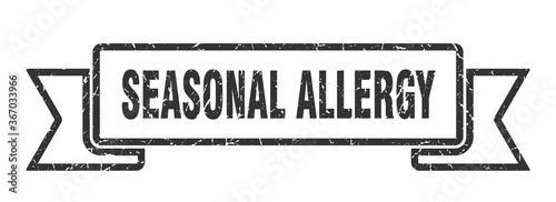 seasonal allergy grunge vintage retro band. seasonal allergy ribbon