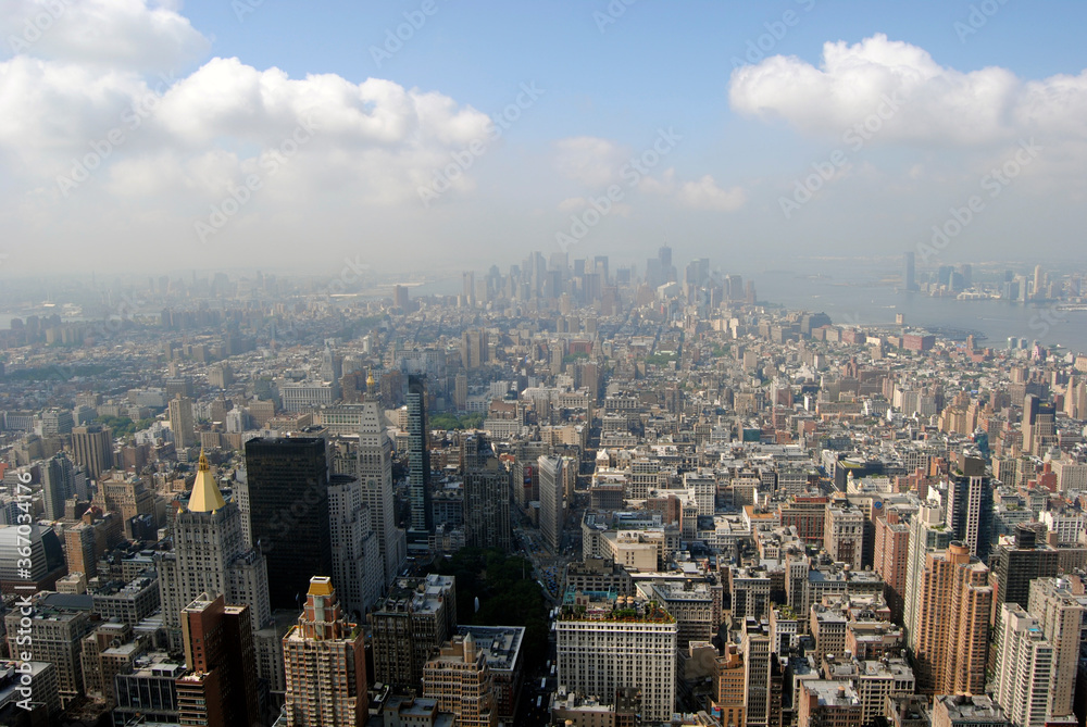 Fototapeta Vista de edificios altos