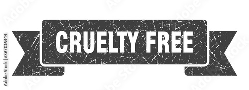 cruelty free grunge vintage retro band. cruelty free ribbon