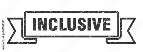 inclusive grunge vintage retro band. inclusive ribbon