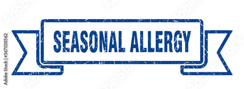 seasonal allergy grunge vintage retro band. seasonal allergy ribbon