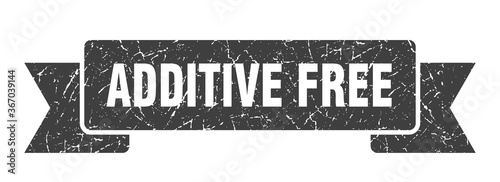 additive free grunge vintage retro band. additive free ribbon