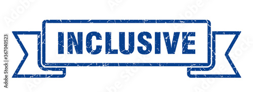 inclusive grunge vintage retro band. inclusive ribbon