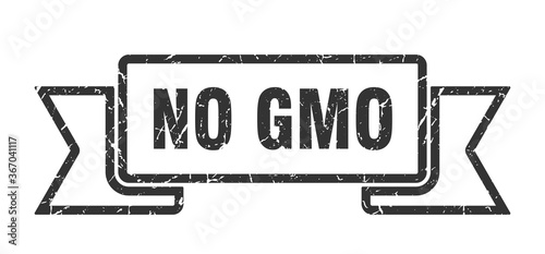 no gmo grunge vintage retro band. no gmo ribbon