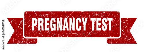 pregnancy test grunge vintage retro band. pregnancy test ribbon