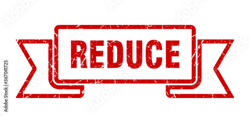 reduce grunge vintage retro band. reduce ribbon