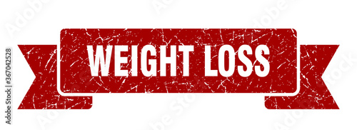 weight loss grunge vintage retro band. weight loss ribbon