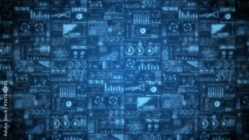 Modern medical health care concept. Futuristic examination with health indicators. Graph, Diagram, Infographic. High tech future loop animation. Modern medical health care concept. Futuristic examination with health indicators. Graph, Diagram, Infographic. High tech future loop animation.