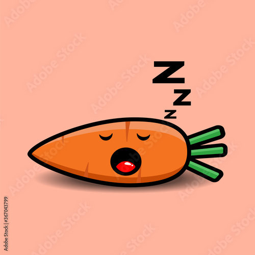 cute carrot cartoon