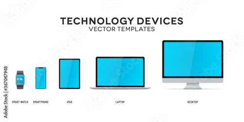 Technology Devices Mockup Set